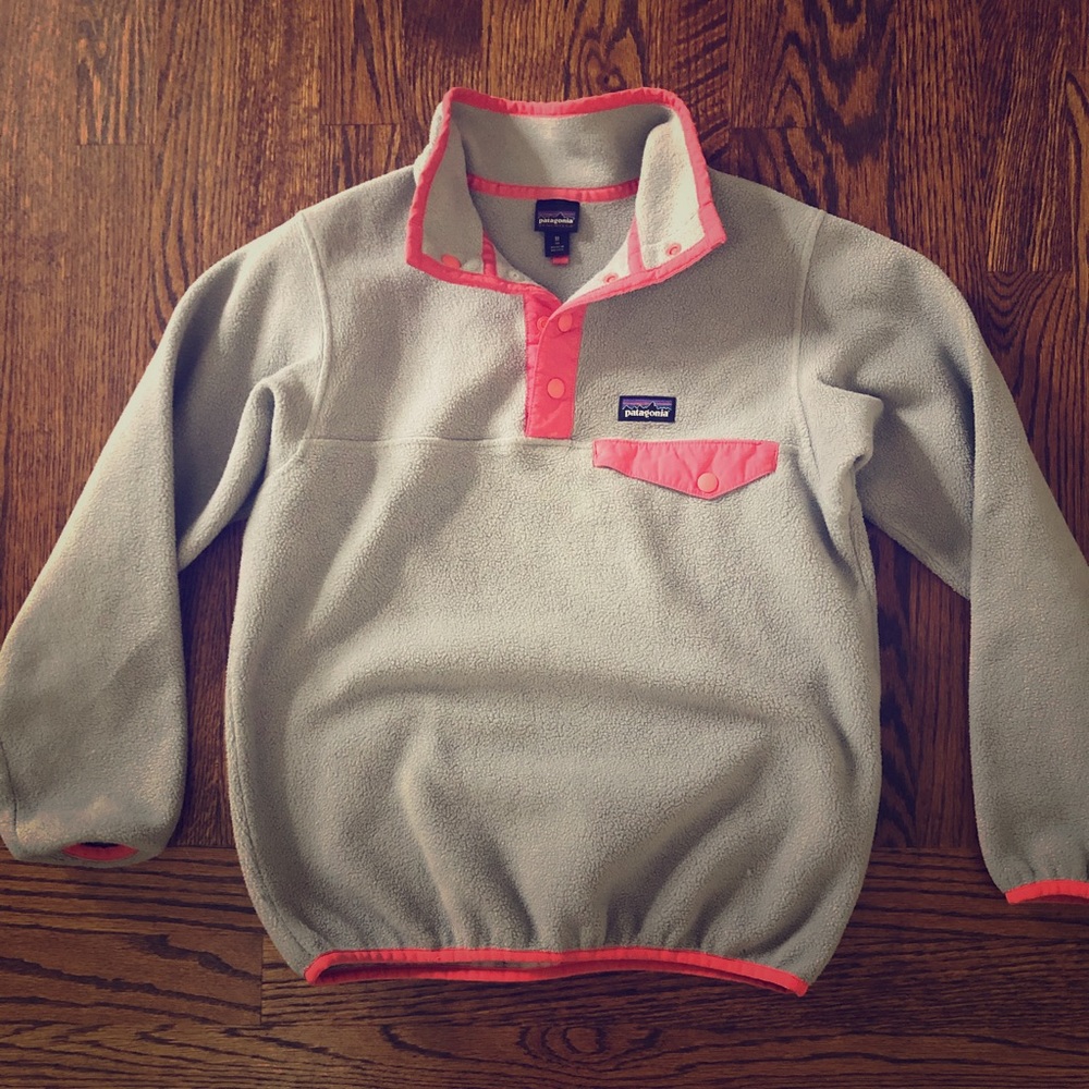 Patagonia snap-t kids fleece - M - size 10